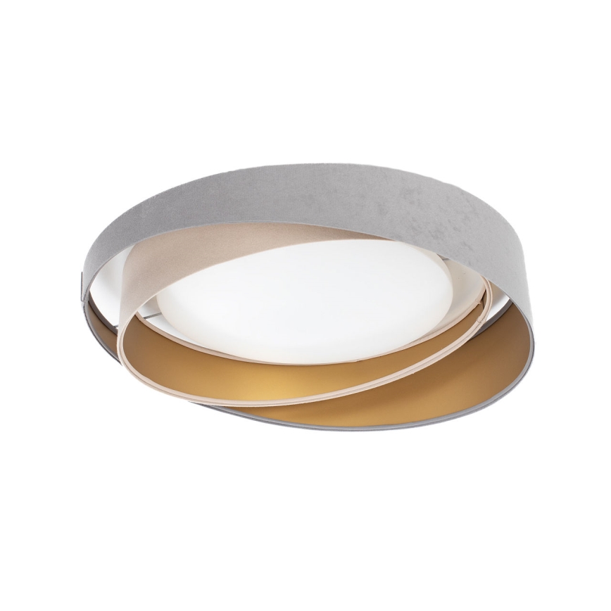 LED-taklampa GALAXY MODERN LED/24W/230V Ø 55 cm grå/beige/guld