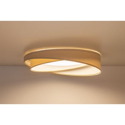 LED-taklampa GALAXY MODERN LED/24W/230V Ø 55 cm krämvit/vit