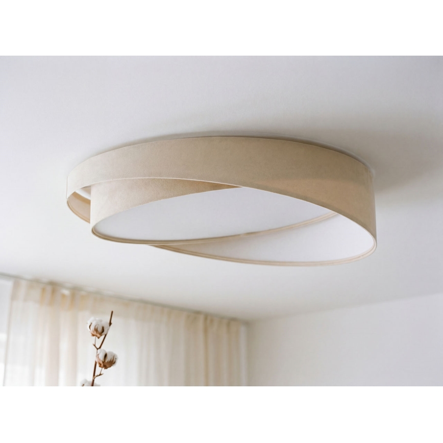 LED-taklampa GALAXY MODERN LED/24W/230V Ø 55 cm krämvit/vit