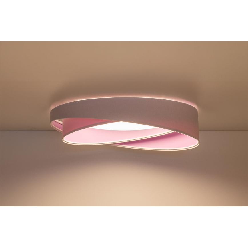 LED-taklampa GALAXY MODERN LED/24W/230V Ø 55 cm vit/lila