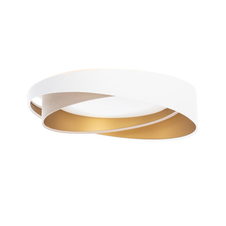 LED-taklampa GALAXY MODERN LED/24W/230V Ø55 cm vit/beige/guld