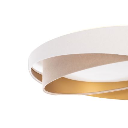 LED-taklampa GALAXY MODERN LED/24W/230V Ø55 cm vit/beige/guld