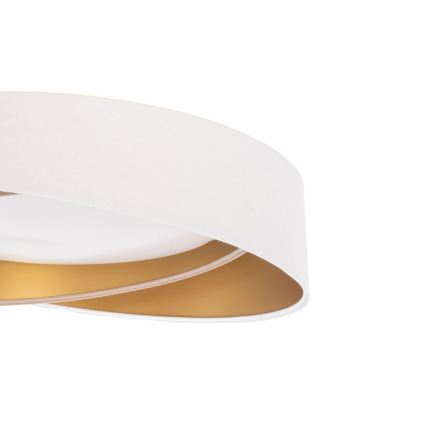 LED-taklampa GALAXY MODERN LED/24W/230V Ø55 cm vit/beige/guld