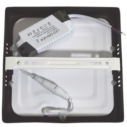 LED taklampa GERRY LED/12W/230V 4000K svart