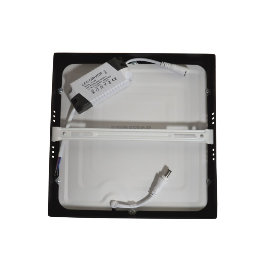 LED taklampa GERRY LED/18W/230V 4000K svart