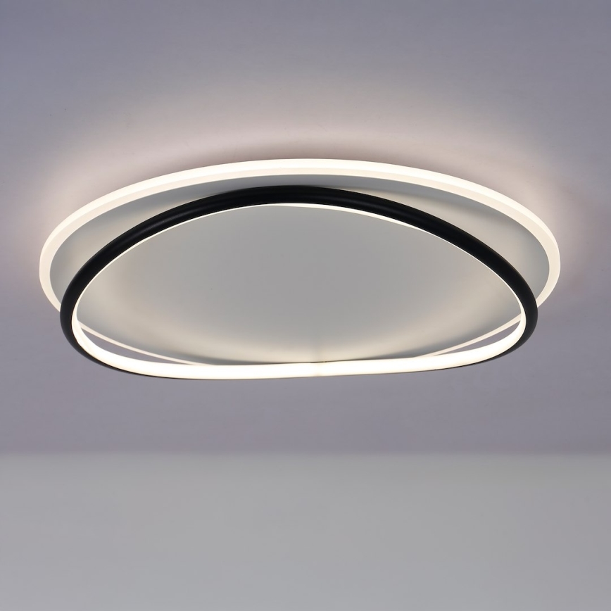 LED-taklampa HALO LED/38W/230V Ø 50 cm svart