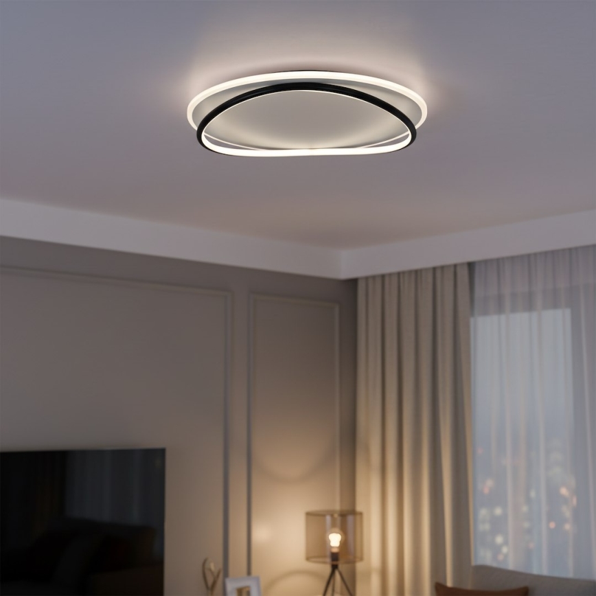 LED-taklampa HALO LED/38W/230V Ø 50 cm svart