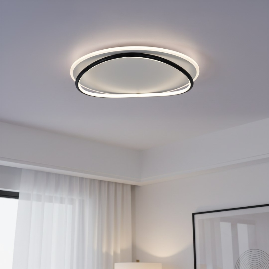 LED-taklampa HALO LED/38W/230V Ø 50 cm svart