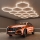 LED-taklampa HEXAGON LED/570W/85-265V 4000K 522x298 cm CRI 90 IP44 vit