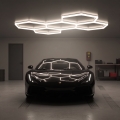 LED-taklampa HEXLINE LED/216W/230V 4000K 208x300 cm vit