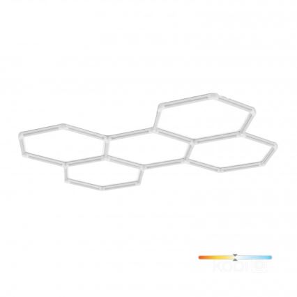 LED-taklampa HEXLINE LED/216W/230V 4000K 208x300 cm vit