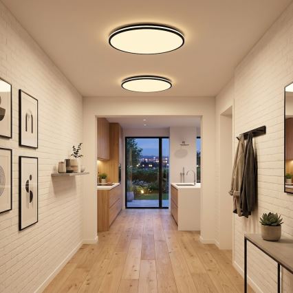 LED takarmatur HUGO LED/21/32/42W/230V 3000/4000/6500K Ø 45 cm IP54 svart