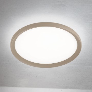 LED-taklampa KANT LED/30W/230V 2700/3000/4000K Ø 40 cm beige