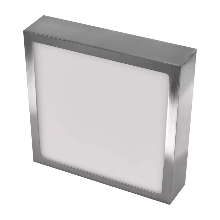 LED taklampa NEXXO LED/12,5W/230V 3000/3500/4000K 17x17 cm skinande krom