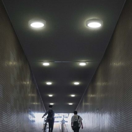 LED taklampa LED/12W/230V 3000K diameter 16,7 cm vit