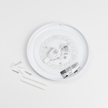 LED taklampa LED/12W/230V Ø 32 cm taupe/guld