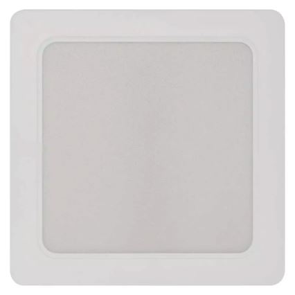 LED taklampa LED/18W/230V 17x17 cm vit