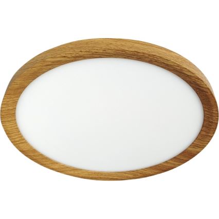 LED taklampa LED/18W/230V 3000/4000/6500K Ø 23 cm beige