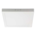 LED taklampa LED/18W/230V 3000K 21,4x21,4 cm vit