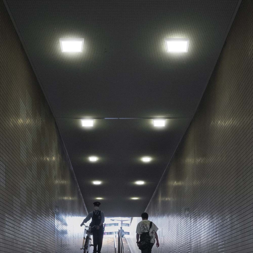 LED taklampa LED/18W/230V 3000K 21,4x21,4 cm vit