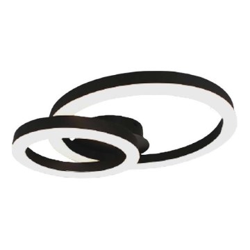 LED taklampa LED/20W/230V 3000K svart