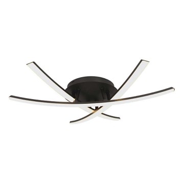 LED taklampa LED/20W/230V 3000K svart