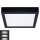 LED Taklampa LED/24W/230V 3000/4000/6000K svart fyrkantig