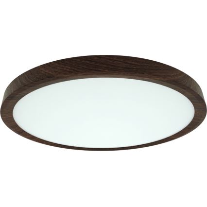 LED taklampa LED/24W/230V 3000/4000/6500K Ø 30 cm brun