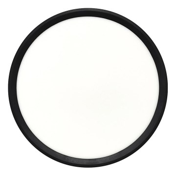 LED taklampa LED/24W/230V 3000/4000/6500K Ø 30 cm svart