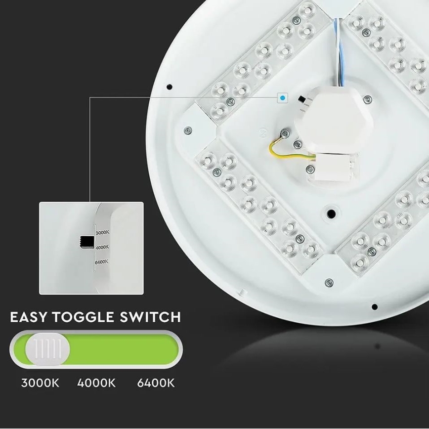 LED taklampa LED/24W/230V 35 cm 3000K/4000K/6400K