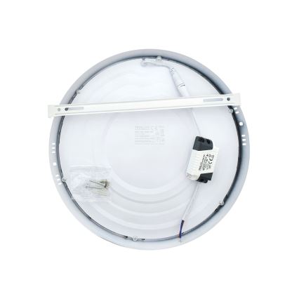 LED taklampa LED/24W/230V 4200K diameter 28,5 cm vit