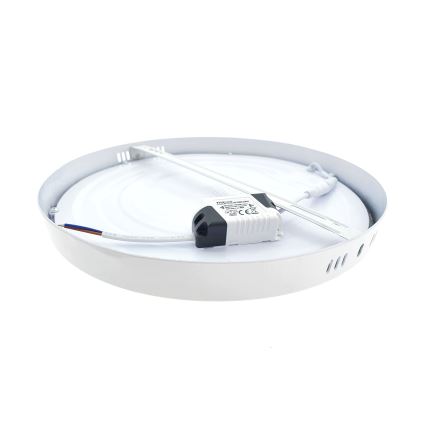 LED taklampa LED/24W/230V 4200K diameter 28,5 cm vit