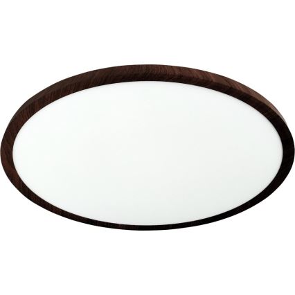 LED taklampa LED/32W/230V 3000/4000/6500K Ø 40 cm brun