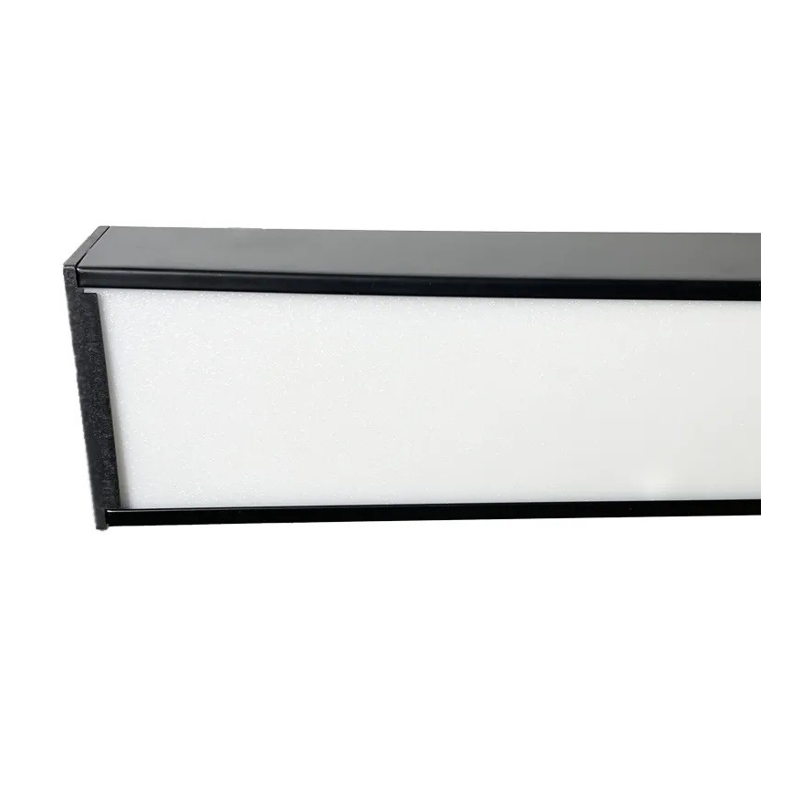 LED taklampa LED/32W/230V 4000K 120x13 cm svart