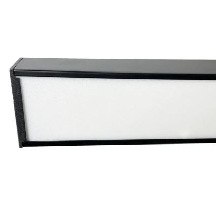 LED taklampa LED/32W/230V 4000K 120x7 cm svart