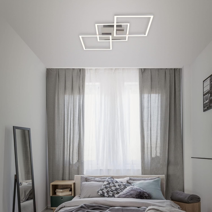 LED taklampa LED/33W/230V 3000K matt krom