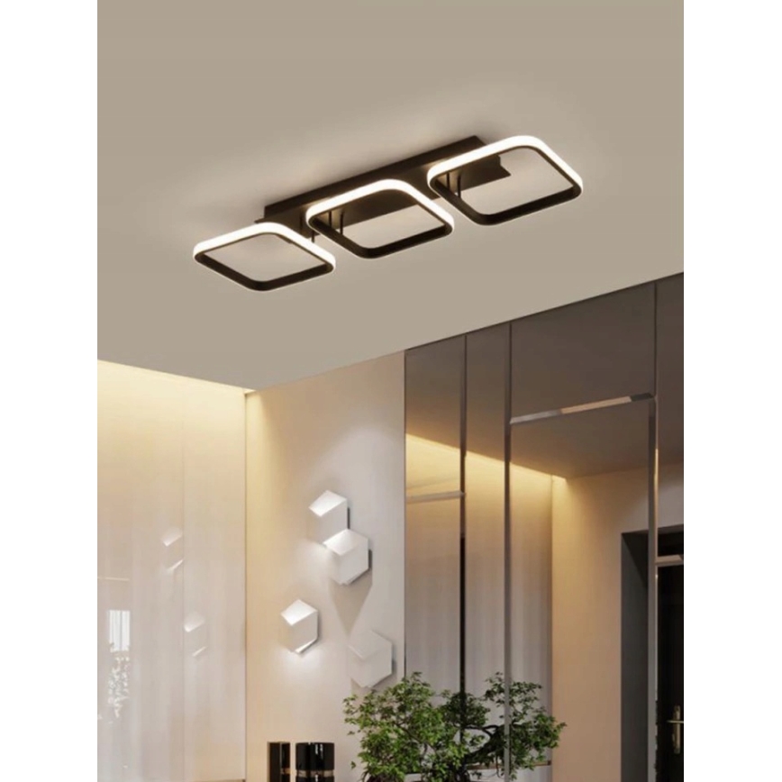 LED-taklampa LED/33W/230V svart