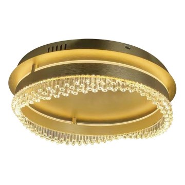 LED-taklampa LED/36W/230V Ø 43 cm guldfärgad