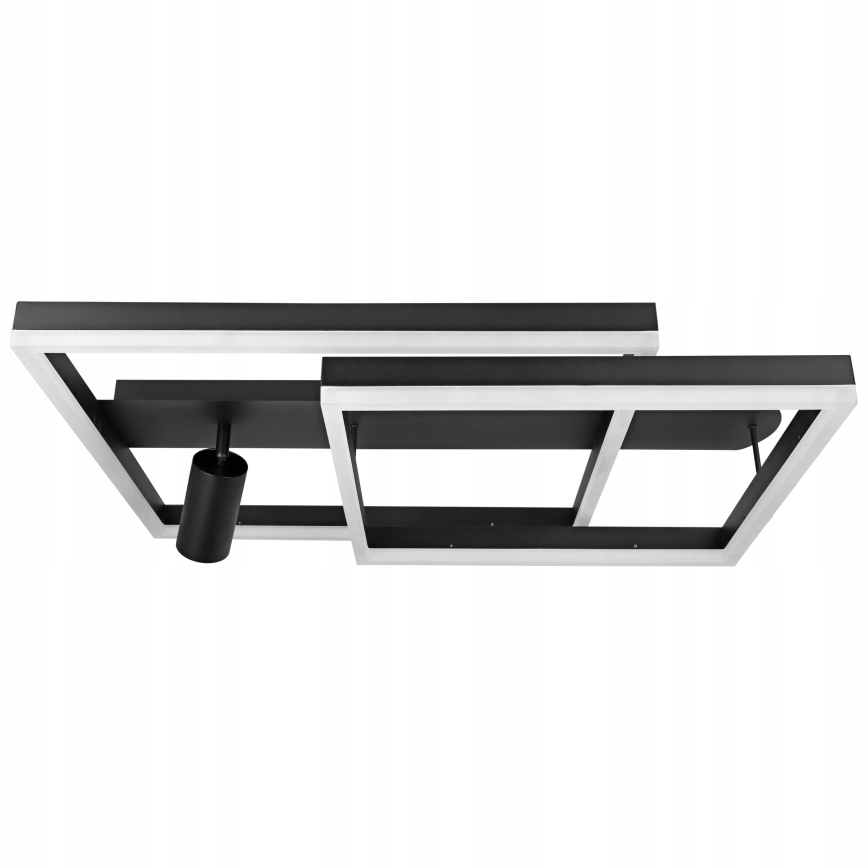 LED taklampa LED/38W/230V + 1xGU10/30W svart
