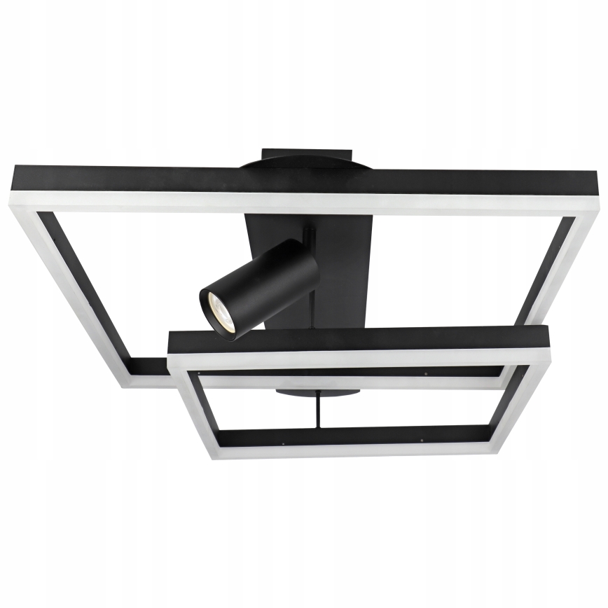 LED taklampa LED/38W/230V + 1xGU10/30W svart