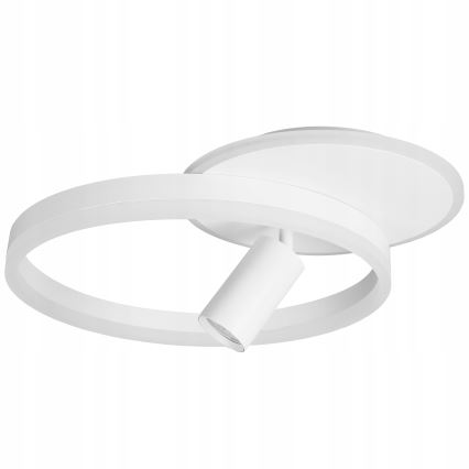LED taklampa LED/38W/230V + 1xGU10/30W vit