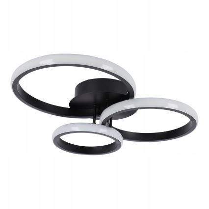 LED taklampa LED/38W/230V svart