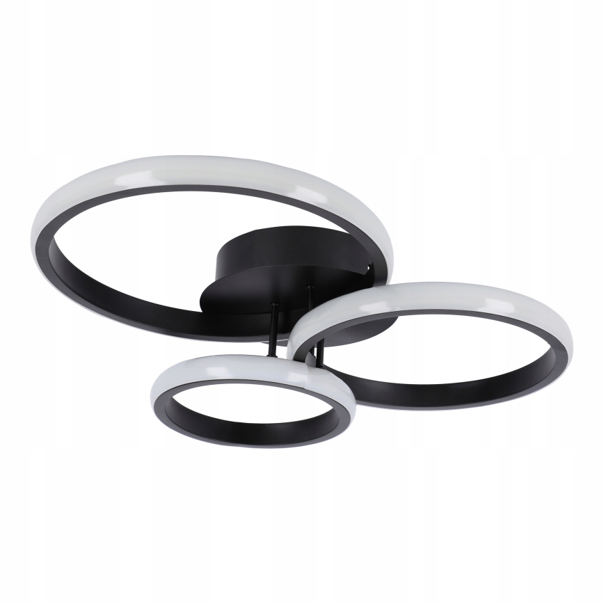 LED taklampa LED/38W/230V svart