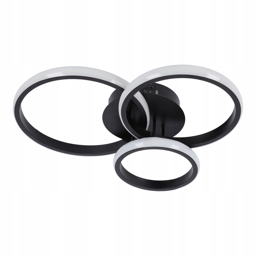 LED taklampa LED/38W/230V svart