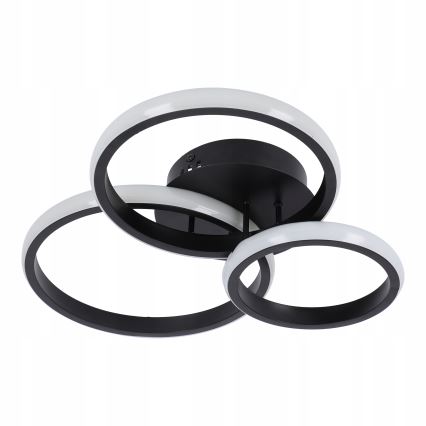 LED taklampa LED/38W/230V svart