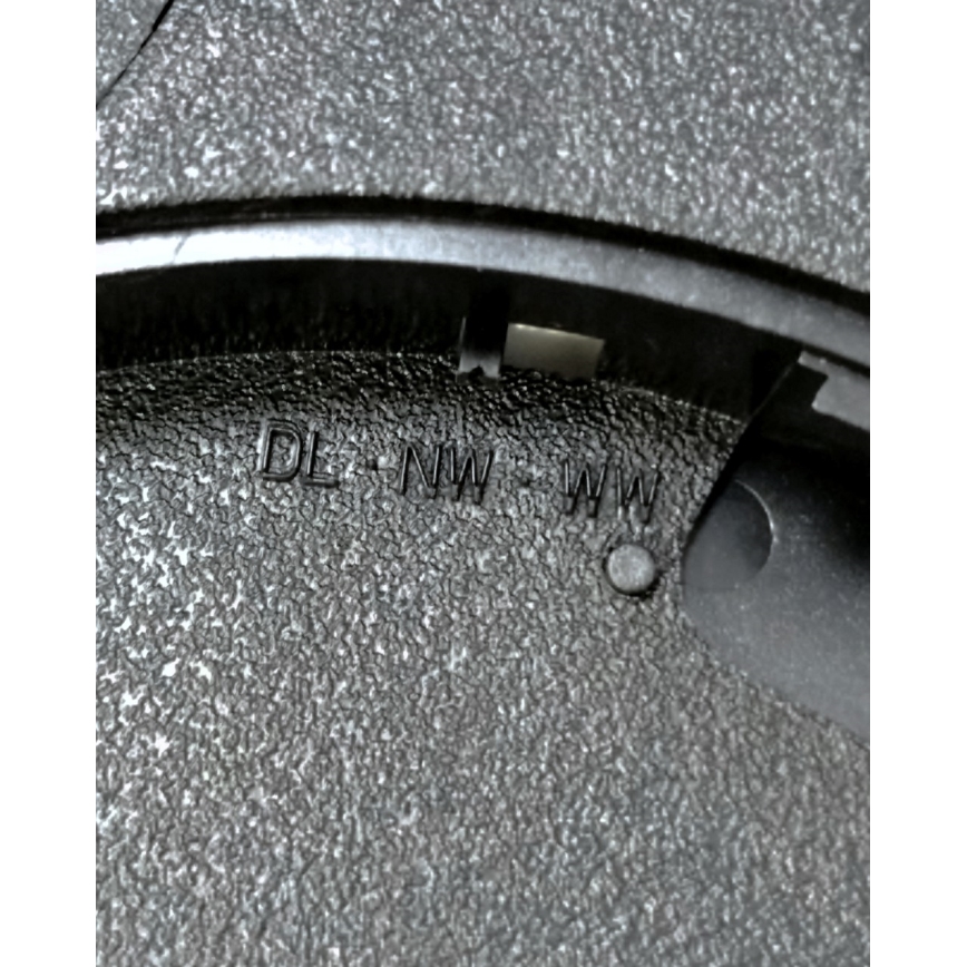 LED taklampa LED/40W/230V 3000/4000/6500K Ø 50 cm svart