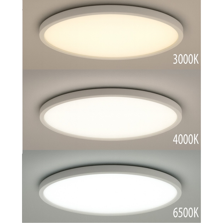 LED taklampa LED/40W/230V 3000/4000/6500K Ø 50 cm vit