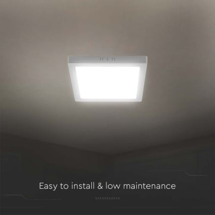 LED taklampa LED/6W/230V 4000K 12x12 cm vit