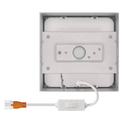 LED Taklampa NEXXO LED/7,6W/230V 3000/3500/4000K 12x12 cm vit