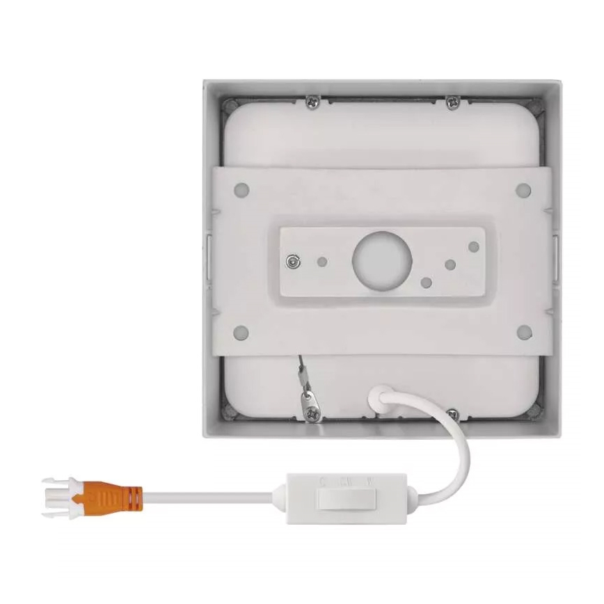 LED Taklampa NEXXO LED/7,6W/230V 3000/3500/4000K 12x12 cm vit